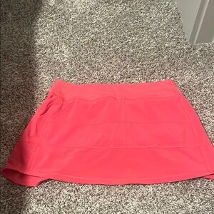 Lulu Lemon Hot Pink Pace Rival Mid-Rise Skirt